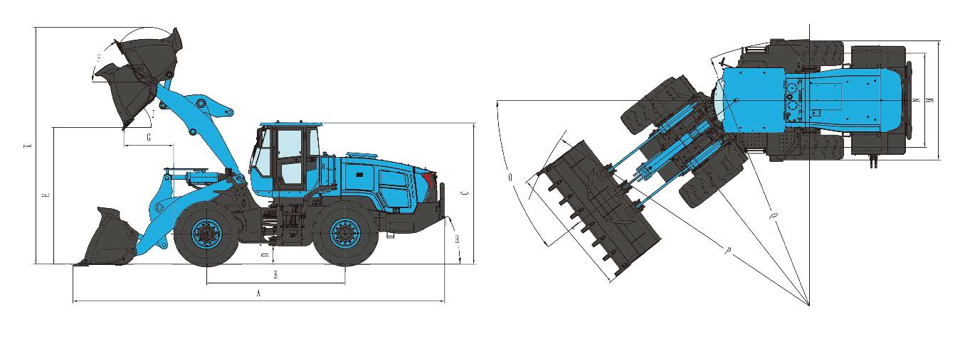 Worldwide Techno-equipment Group Ensign Wheel Loader YX656EV YX660EV